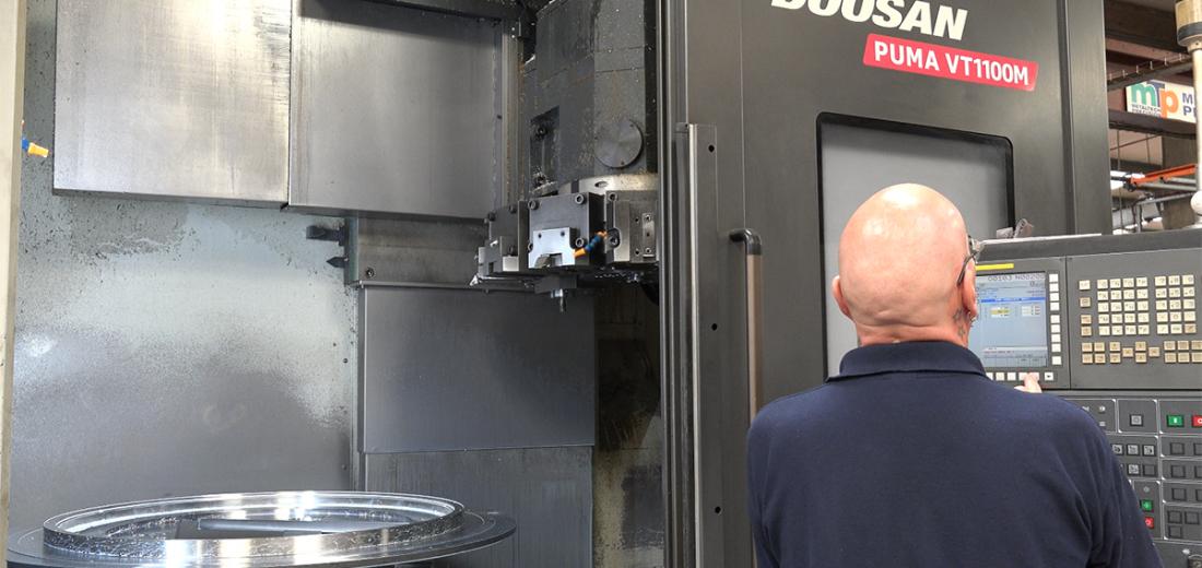 CNC Vertical Turning - Large Component Machining
